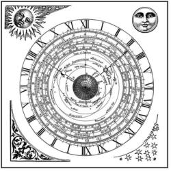  HD gumi pecsételő 10 x 10 cm - Asztrológia