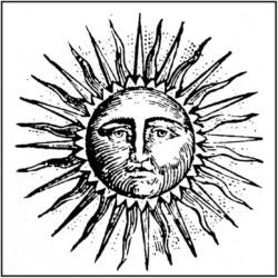  HD gumi pecsételő 10 x 10 cm - Nap