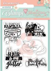  Akril pecsételő 9, 5x10, 5 cm - Szerelem címkék