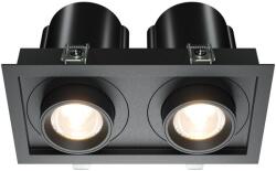 Maytoni modern süllyesztett mennyezeti lámpa hidden fekete mydl095-02-10w3k-b (DL095-02-10W3K-B)