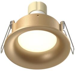 Maytoni modern süllyesztett mennyezeti lámpa slim matt arany mydl088-gu10-rd-mg (DL088-GU10-RD-MG)