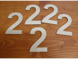  Natúr fa - Szám 10cm 5db/csomag - csinaldmagadshop - 1 890 Ft