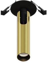 Maytoni modern süllyesztett mennyezeti lámpa focus t fekete sárgaréz myc141rs-l125-6w3k-bbs (C141RS-L125-6W3K-BBS)