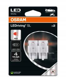 OSRAM Prémium Led Izzó W21/5W Piros Epack Féklámpa Piros