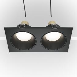 Maytoni modern süllyesztett mennyezeti lámpa zoom fekete mydl033-2-02b (DL033-2-02B)
