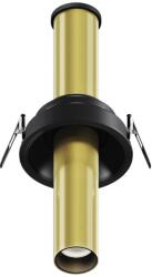 Maytoni modern süllyesztett mennyezeti lámpa focus t fekete sárgaréz myc140rs-l200-7w3k-bbs (C140RS-L200-7W3K-BBS)