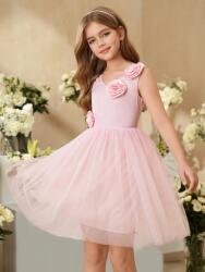 Shein Rózsaszín Tüll Ruha (12L) (609315)