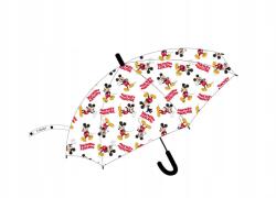 EplusM Disney Mickey Raindrops gyerek félautomata átlátszó esernyő Ø74 cm (EMM5250125)
