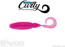 Biwaa Shad Biwaa TailGunr Curly Pink Ice 9cm, 7buc/plic (B002089)
