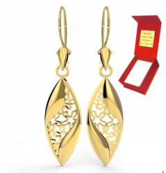 Deem Arany Áttört Mintás Fülbevaló Arany 585 Virágos Bigiel