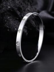 Shein Ezüst Masszív Karkötő (609809)