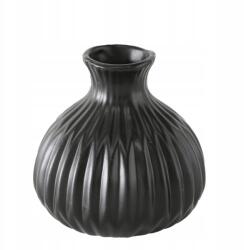  Kerámia Váza Vízálló Fekete Átmérő 9CM Magasság 12CM (4020607616288)