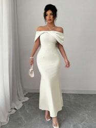 Shein Ekrü Maxi Ruha Díszítéssel (XL) (609262)