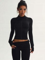 Shein Fekete Rövid Vékony Pulóver (s) (609632)