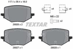 TEXTAR Sada brzdových platničiek kotúčovej brzdy TEXTAR 2692601 (2692601)