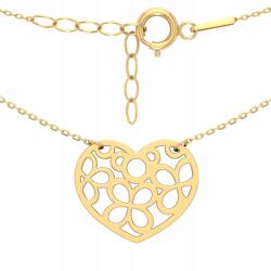Angel gold Celeb Arany Nyaklánc Áttört Szív 585