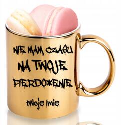 Style Couture Arany Bögre Nincs Időm A Fingásra*névre Szóló Ajándék Mindenkinek