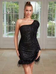 Shein Fekete Flitteres Ruha (s) (608406)