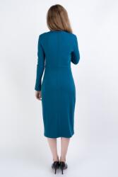 PINKO ruha Altea kék elegáns mini prémium r 38 (1G18921739G31)