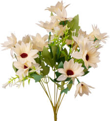 Valex Decor Selyemvirág csokor, 37cm magas - Ekrü (LD052-04)