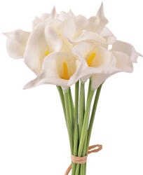 Valex Decor Real touch kála köteg, 10 szálas, 36cm magas - Fehér (LD036-05)