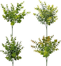Valex Decor Eukaliptusz csokor, 5 ágú, 37cm magas - 72db-os mix (LD028)
