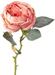 Valex Decor Bazsarózsa selyemvirág szál, 51cm magas - Barack (LD048-01)