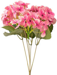 Valex Decor Hortenzia selyemvirág csokor, 34cm magas - Barack / Rózsaszín (LD046-03)