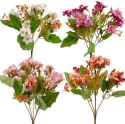 Valex Decor Kisvirágos selyemvirág csokor, 28cm magas - 60db-os mix (LD045)