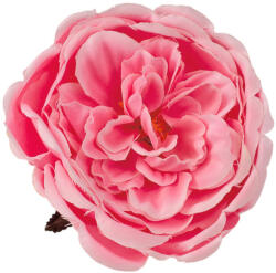 Valex Decor Angol rózsa selyemvirág fej, 10.5cm - Fehér / Rózsaszín (LD057-02)