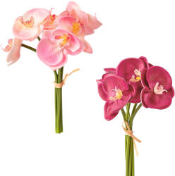 Valex Decor Real touch orchidea köteg, 6 szál, 33 cm magas - 16db-os mix (LD037)