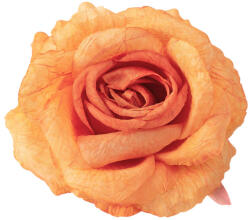 Valex Decor Rózsa selyemvirág fej, 11cm - Narancs (LD056-05)