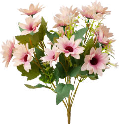 Valex Decor Selyemvirág csokor, 37cm magas - Púder rózsaszín (LD052-02)