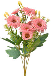 Valex Decor Selyemvirág csokor, 33cm magas - Rózsaszín (LD051-03)