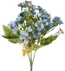 Valex Decor Kisvirágos selyemvirág csokor, 28cm magas - Kék (LD045-05)