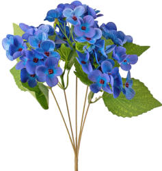 Valex Decor Hortenzia selyemvirág csokor, 34cm magas - Kék (LD046-05)