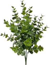Valex Decor Eukaliptusz csokor, 5 ágú, 37cm magas - Sötétzöld (LD028-03)