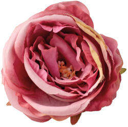 Valex Decor Peónia selyemvirág fej, 7cm - Sötét rózsaszín (LD059-04)