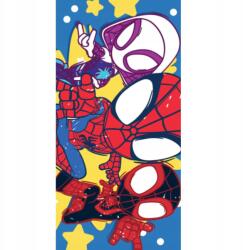 Carbotex Pókember Spidey fürdőlepedő, strand törölköző 70x140cm (C SPYBT 8-R)