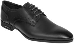 Ciucaleti LUX Pantofi barbati eleganti din piele naturala culoare neagra GKR101N, marimea 42
