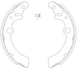 Kavo Parts KBS-8907 Fékpofakészlet