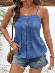 Shein Kék Vállpántos Felső (XL) (608957)