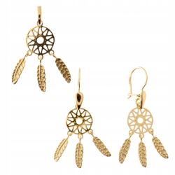 Deem Arany Fülbevaló Szett Álomfogó Medál 585 (S1070B/5-KW)