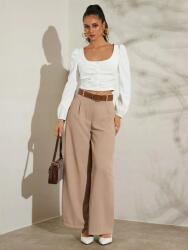 Shein Fehér Hosszú Ujjú Felső (L) (608936)