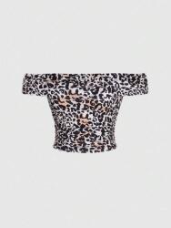 Shein Mintás Nyitott Vállú Felső (M) (610176)