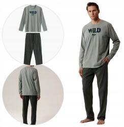 Atlantic Férfi hosszú meleg Pizsama NMP-392 Wild kényelmes Atlantic *XXL (NMP-392-ZIEJ_KHAC-XXL)