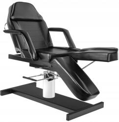 Activ Kozmetikai Szék Hidraulikus Pedi Napozóágy Fekete, Forgatható Lábtartókkal (AC114917)