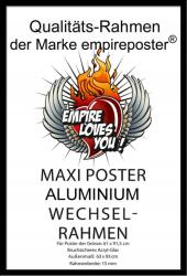  Alumínium keret 61×91, 5 cm - elegáns poszter grafika fotók keretezése (9356)