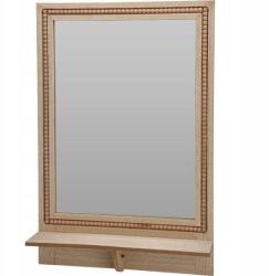 Home Styling Collection Függő Fali Tükör Téglalap Alakú Polccal Mdf Keretes Tükör 40 x 60 cm (DD1000700)