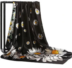  Esarfa eleganta din matase satinata, design margarete, model 14